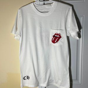 Chrome Hearts x Rolling Stone White Tshirt Small